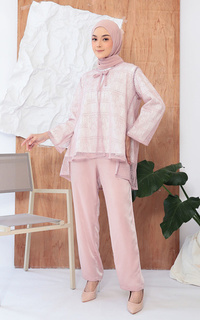 Setelan Sahira One Set - Pink