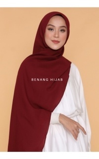 Instant Hijab Daily Pashmina Instant Hijab Maroon