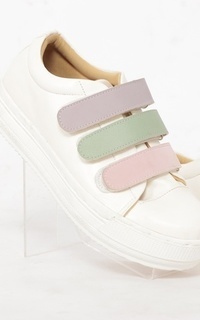 Sepatu Sneakers Key Rainbow 2 putih -568738