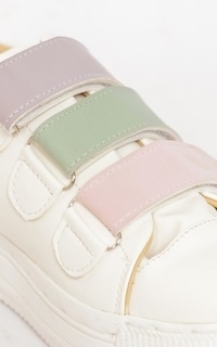 Sepatu Sneakers Key Rainbow 2 putih -568739