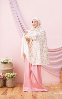 Praying Set Mukena Motif Shabby Bahan Katun Jepang