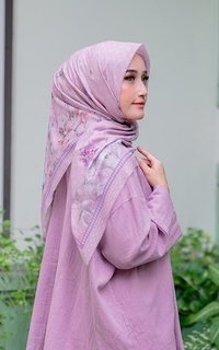 Printed Scarf Zeera Series in Taffy Pink