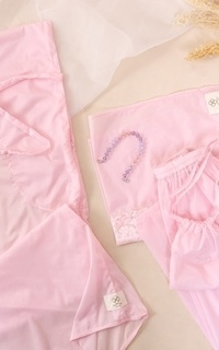 Praying Set Mukena Travel Mini Aira Soft Pink