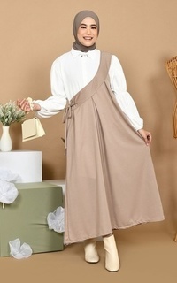 Overall Mybamus x Rahma.nura - Nura Dress Overall Khaki M17180 R48S1