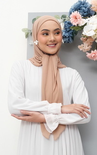 Hijab Instan Daily Square Inner Hijab Latte