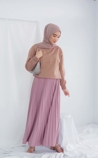 Rok Pleated Skirt Premium Lilac