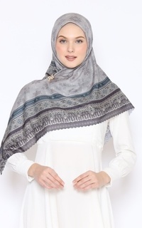 Printed Scarf IDENTITY SERIES GREY