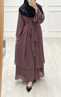 Gamis Abaya Amira Mocca-573539