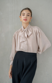 Blus Gracie Blouse in Champagne