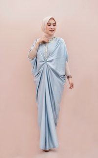 Kaftan Kaftan Lyodra Maxmara Skyblue Premium by Caftanesia