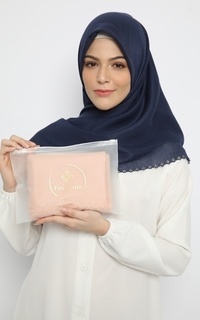 Hijab Polos Afina Voal Scarf Navy