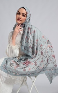 Hijab Motif Zameera Blue