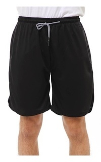 Pants Rishham Celana Pendek Olahraga Pria Double Layer Jogging Fitness Material Polyester + Cotton ORIGINAL - Black Black-580070