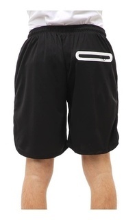 Pants Rishham Celana Pendek Olahraga Pria Double Layer Jogging Fitness Material Polyester + Cotton ORIGINAL - Black Black-580071