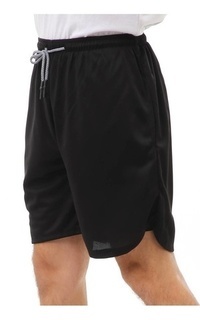 Pants Rishham Celana Pendek Olahraga Pria Double Layer Jogging Fitness Material Polyester + Cotton ORIGINAL - Black Black-580072