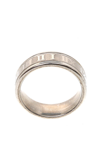 Jewelry Ethan Ring Cincin Unisex Casual Simple Comfortable Stainless Material Titanium ORIGINAL - Silver Silver-580380