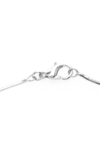Perhiasan Ainsley Aksesoris Fashion Kalung Pria Wanita Necklace Liontin Balok Anti Karat Material Titanium ORIGINAL - Silver Silver-580384