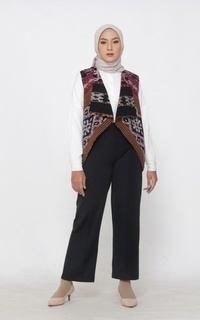 Cardigan Dayana Plum Reversible Vest