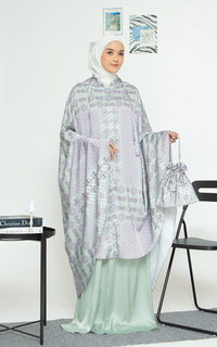 Mukena Mukena Ethnic - Lilac Mint 2in1