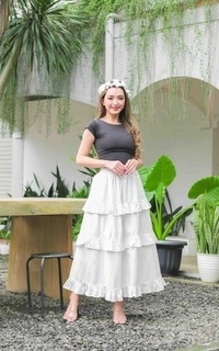 Rok Elma Skirt Broken White