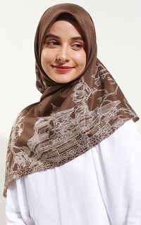 Printed Scarf Voal Hijab Segi Empat Rehima