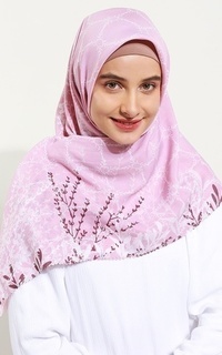 Printed Scarf Voal Hijab Segi Empat Najiya