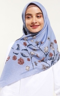 Printed Scarf Voal Hijab Segi Empat Seriya