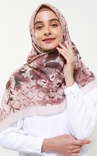 Printed Scarf Voal Hijab Segi Empat Marlia