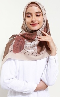 Printed Scarf Voal Hijab Segi Empat Nurlia