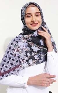 Hijab Motif Voal Hijab Segi Empat Zehra