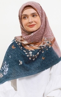 Printed Scarf Voal Hijab Segi Empat Efia