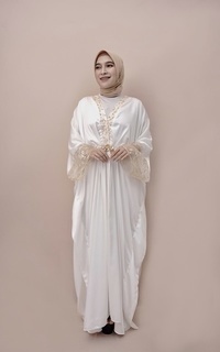 Kaftan Kaftan Rebeca Maxmara Premium Broken White by Cattanesia