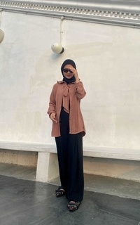 Blus Myra Shacket  (Shirt Jacket)