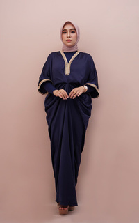 Kaftan Kaftan Nagita Roberto Cavali Navy by Caftanesia