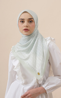 Hijab Motif Monogram Series in Mint