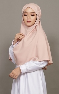 Hijab Instan Milea Bergo Kerudung Instan - Rose ZRN