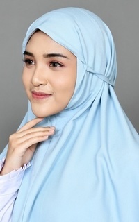 Hijab Instan Milea Bergo Kerudung Instan - Sky Blue ZRN