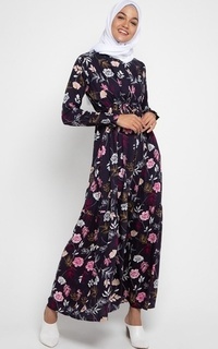 Long Dress Clover Home Dress - Black ZRN