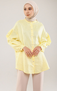 Kemeja Inez Shirt - Yellow