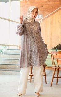 Tunik Aisyah Midi Dress set