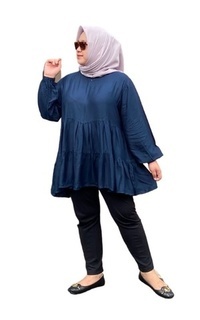 Blus Shalimar Blouse - Deep Navy