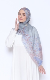 Printed Scarf NALIKA SERIES_ICEBLUE