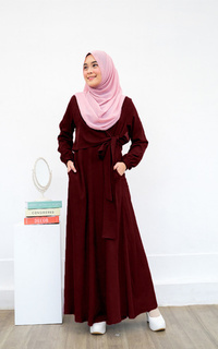 Gamis Gamis Acinta - Maroon - S