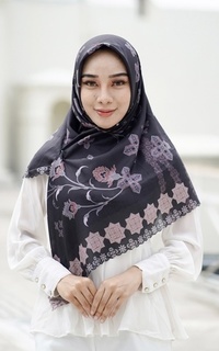 Hijab Motif Heritage Series in Coffee