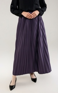 Skirt Pleats Skirt Dark Grey A