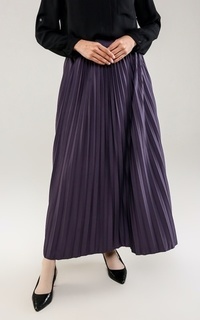 Pleats Skirt Dark Grey A