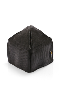 Masker Vente Masker Earloop Unisex Fashion Casual Comfortable Material Leather ORIGINAL-Black Hitam-596356