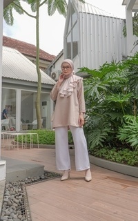 Blouse Naira Top - Nude