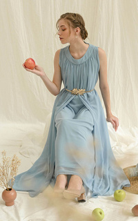 Gamis BLUE NESYA DRESS 1820 biru-596875