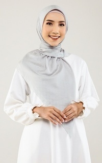 Hijab Motif Everyday Tapis Embossed - Quiet Gray
